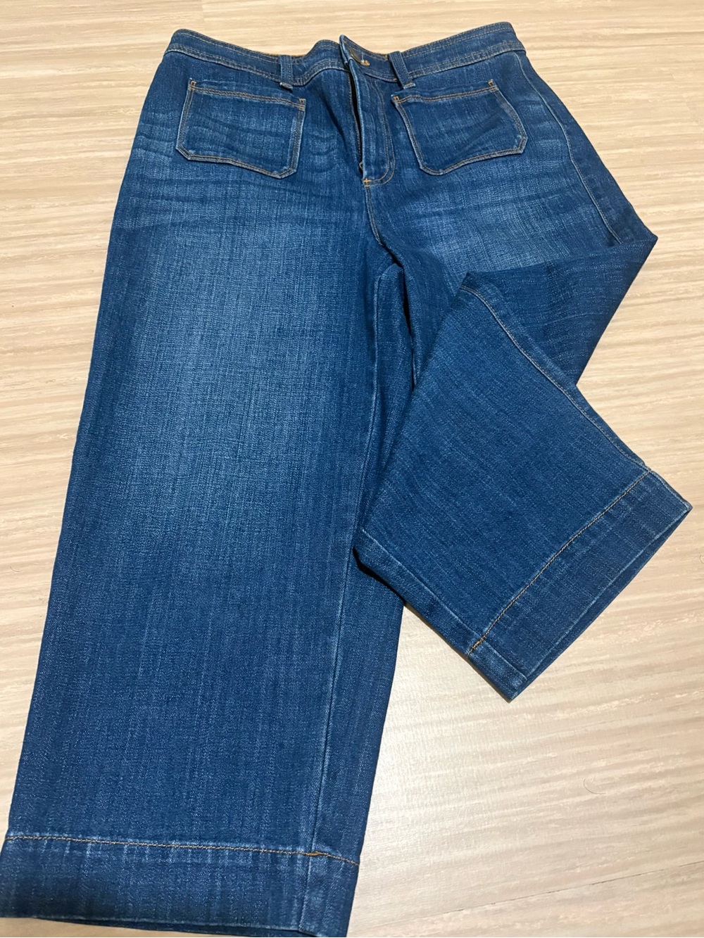 Talbots Dark Blue Wide Leg Jeans